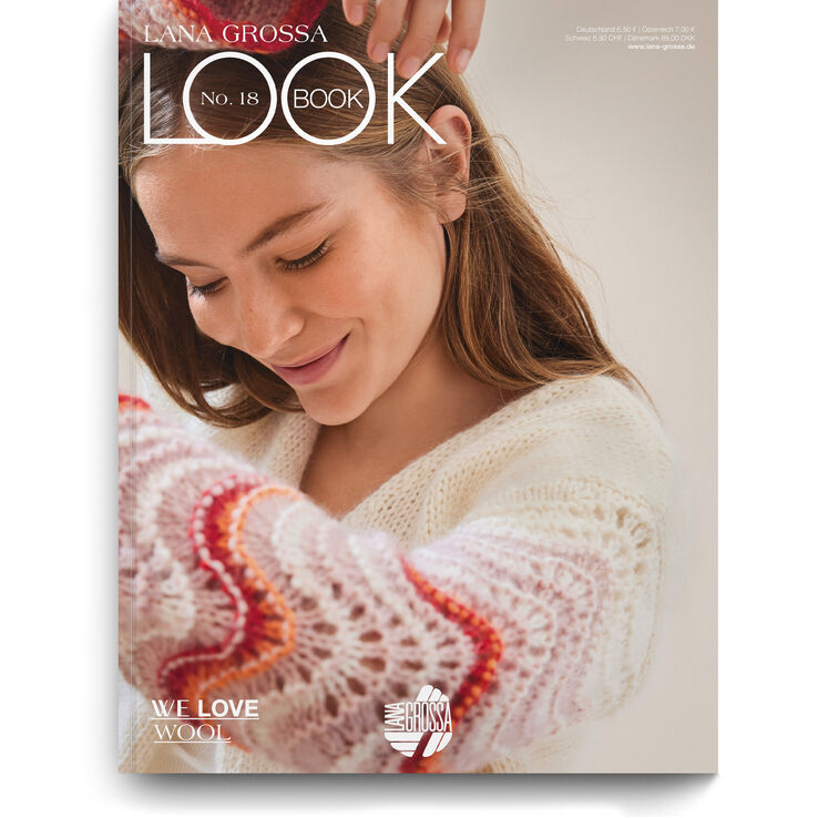 LOOKBOOK No. 18 - Magazine allemand + explications en français de Lana Grossa