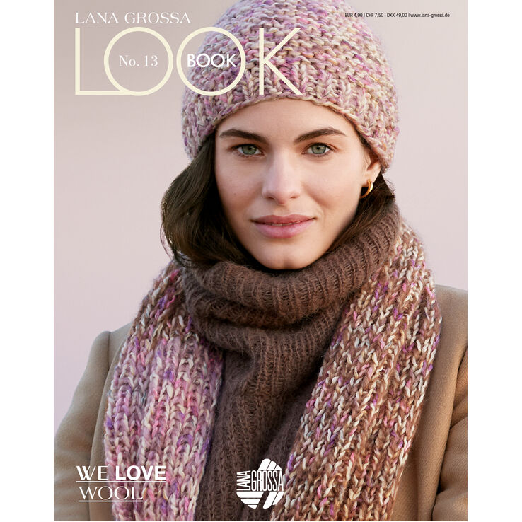 LOOKBOOK No. 13 - Magazine allemand + explications en anglais de Lana Grossa