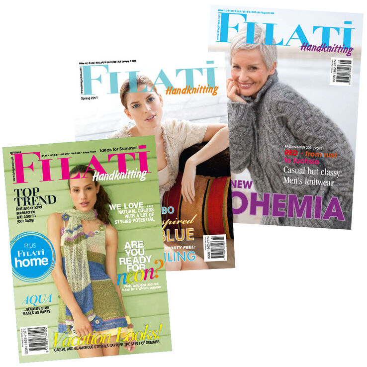 FILATI Handknitting No. 41+43+44 - Version anglaise de Lana Grossa
