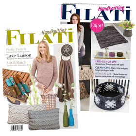 FILATI Handknitting No. 50+62 - Magazines + explications en anglais de Lana Grossa