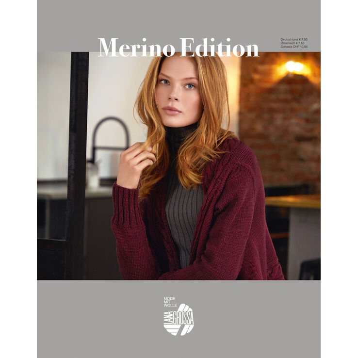 Merino Edition No. 1 - Magazine (DE) + Explications (FR) de Lana Grossa