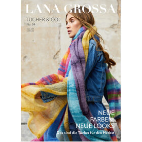 Tücher & Co. No. 4 - Magazine allemand + explications en anglais de Lana Grossa