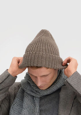 BONNET Cool Wool Superbig Mélange de Lana Grossa