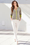 Lana Grossa GILET AVEC DES RAYURES DE COULEUR Linarte
