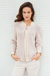 Lana Grossa GILET BEIGE Linarte