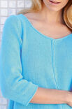 Lana Grossa PULL LONG DE FORME CHASUBLE Elastico