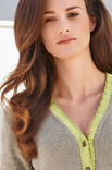 Lana Grossa GILET AVEC DES RAYURES DE COULEUR Linarte