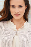 Lana Grossa GILET BEIGE Linarte