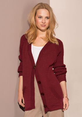 CARDIGAN Cool Wool de Lana Grossa