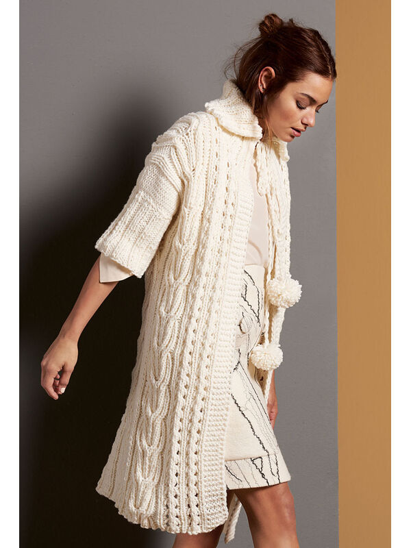 Lana Grossa GILET LONG Mille II