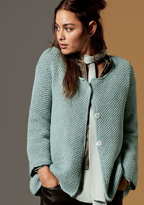 GILET Cool Wool Melange de Lana Grossa