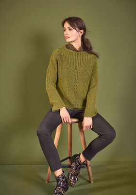 PULL Cool Wool Big Melange de Lana Grossa