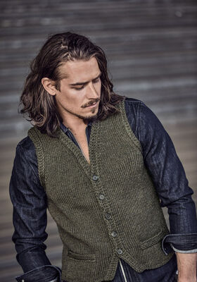 GILET Bingo Melange de Lana Grossa