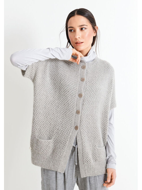 Lana Grossa GILET Silkhair/Lace Seta
