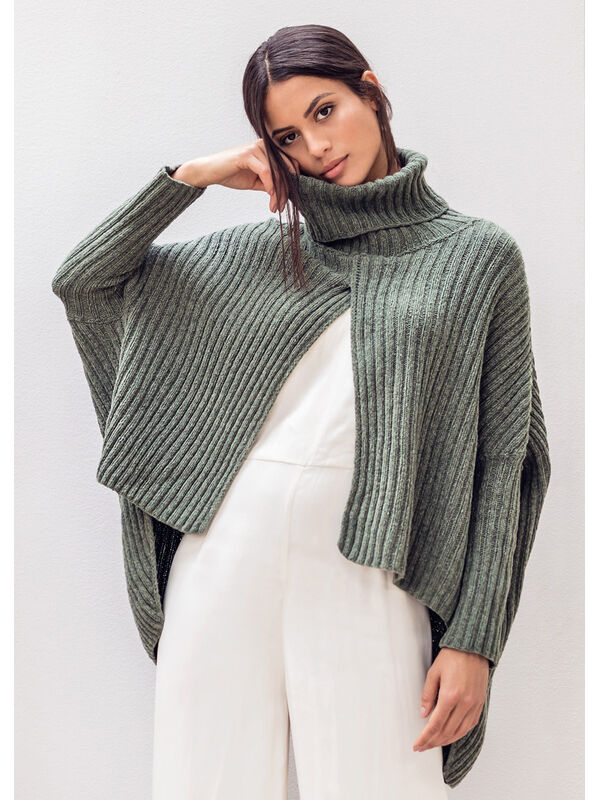 Lana Grossa PULL PONCHO Cashmere 16 Fine
