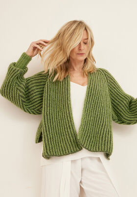 GILET Silkhair & Ecopuno de Lana Grossa