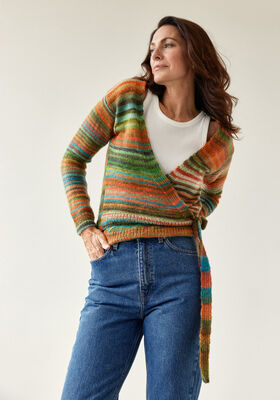 GILET CROISE-COEUR Colorissimo 2 de Lana Grossa
