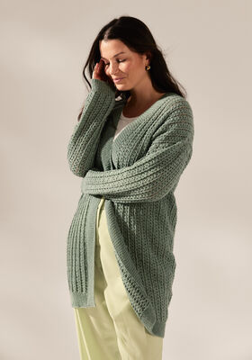 CARDIGAN Sottile de Lana Grossa