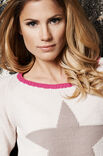 Lana Grossa PULL AVEC UNE ÉTOILE Cool Wool Big