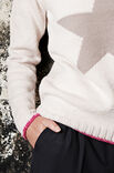 Lana Grossa PULL AVEC UNE ÉTOILE Cool Wool Big