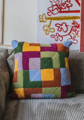 HOUSSE DE COUSSIN Brigitte No. 2 de Lana Grossa