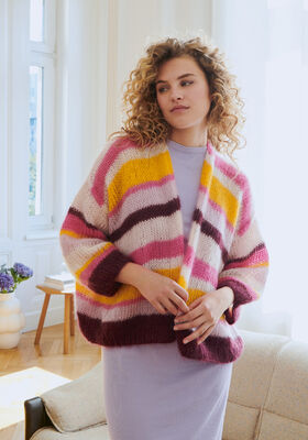 CARDIGAN Silkhair de Lana Grossa