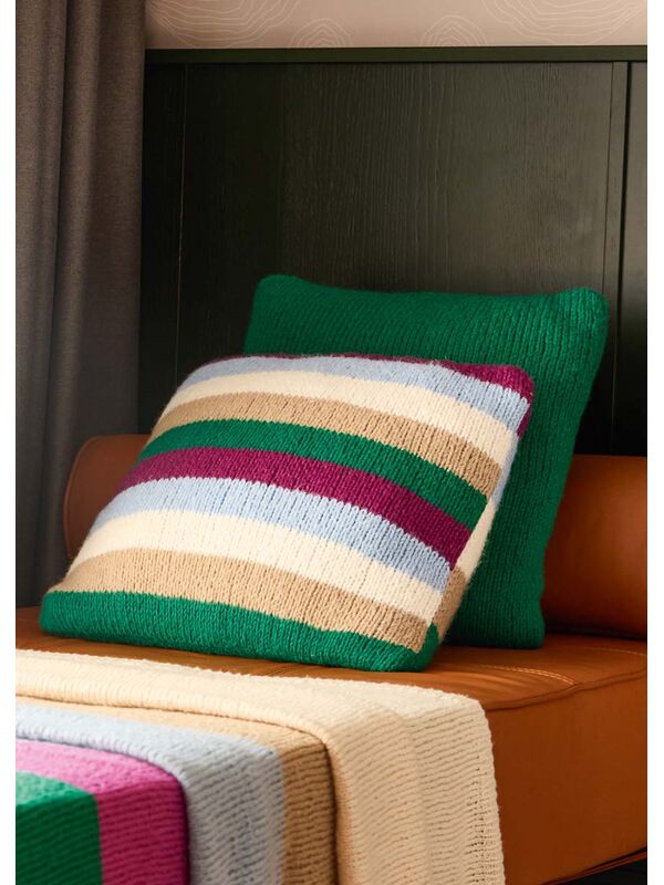Lana Grossa DEUX HOUSSES DE COUSSIN Ecopuno Chunky