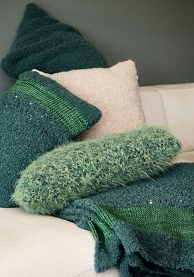 HOUSSE DE COUSSIN The Look & Basta de Lana Grossa