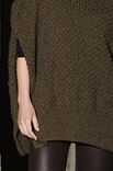 Lana Grossa PONCHO EN MOTIF À SMOCKS Alta Moda Alpaca