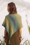 Lana Grossa PONCHO AVEC DES GLANDS Summer Lace Dégradé