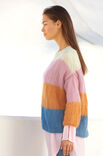 Lana Grossa PULL EN MOTIF CÔTELÉ DÉCALÉ Silkhair