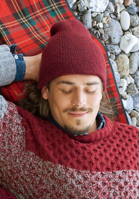 BONNET HOMME DOUBLÉ Alta Moda Alpaca de Lana Grossa