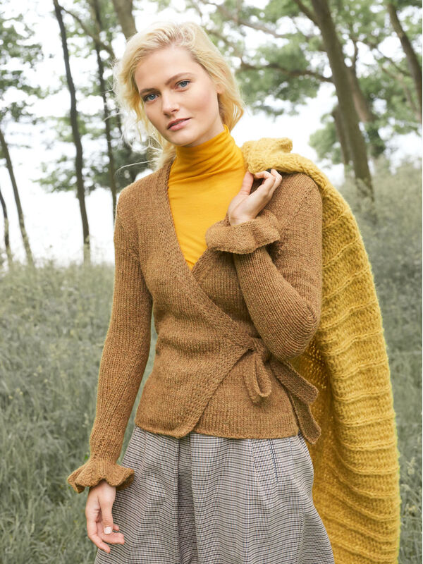 Lana Grossa GILET CROISÉ Alta Moda Alpaca