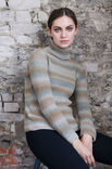 Lana Grossa PULL EN FAUSSES CÔTES ANGLAISES Cashmere 16 Fine Dégradé
