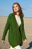Lana Grossa GILET LONG EN MOTIF TORSADÉ AVEC COL CHÂLE Brigitte No. 2