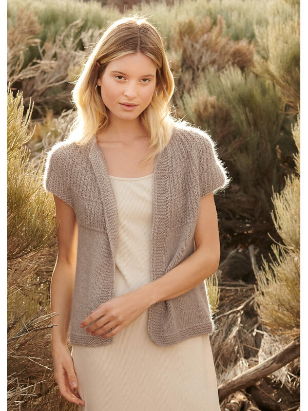 Lana Grossa GILET Linarte & Silkhair