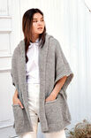 Lana Grossa PONCHO À CAPUCHE Lala Berlin Lovely Cotton