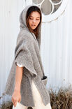 Lana Grossa PONCHO À CAPUCHE Lala Berlin Lovely Cotton