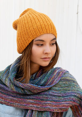 BONNET EN MOTIF CÔTELÉ Alta Moda Cashmere 16 de Lana Grossa