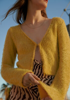 GILET EN JERSEY ENDROIT Per Fortuna de Lana Grossa