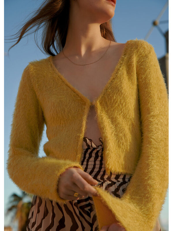 Lana Grossa GILET EN JERSEY ENDROIT Per Fortuna
