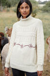 Lana Grossa PULL AVEC DES BRODERIES Landlust Alpaka Merino 100