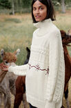Lana Grossa PULL AVEC DES BRODERIES Landlust Alpaka Merino 100