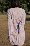 Lana Grossa GILET EN MOTIF TORSADÉ Natural Alpaca Pelo