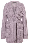 Lana Grossa GILET EN MOTIF TORSADÉ Natural Alpaca Pelo