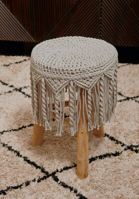 HOUSSE DE TABOURET The Tube de Lana Grossa