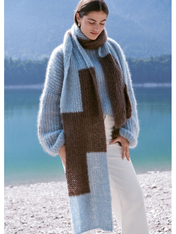 Lana Grossa ÉCHARPE Mohair Moda