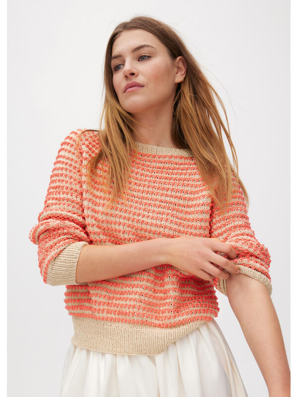 Lana Grossa PULL TRICOTÉ DE HAUT EN BAS Promessa & Landlust Sommerseide