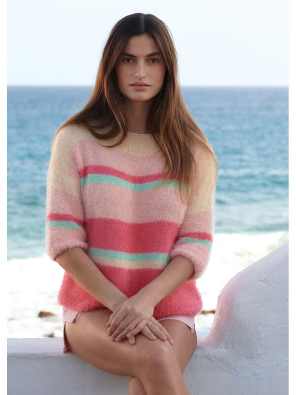 Lana Grossa PULLOVER SURDIMENSIONNÉE Per Fortuna