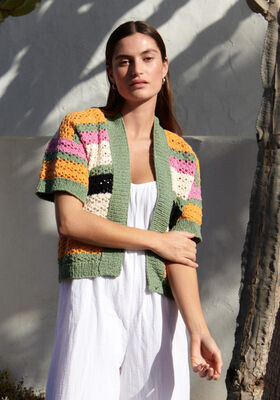 GILET Riccio & Promessa de Lana Grossa